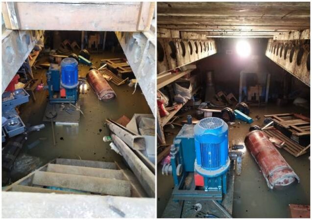 В Новосибирске после проливных гаражей затопило десятки гаражных боксов