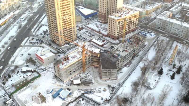 В Новосибирске ГЧП-поликлиника №16 готова на 80%