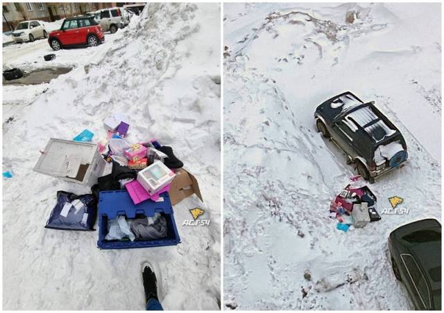 В Новосибирске неизвестные похитили из грузовика товары интернет-магазина OZON