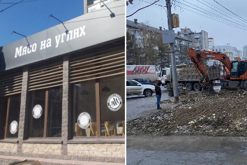 Шашлычную возле ЦУМа снесли в Новосибирске