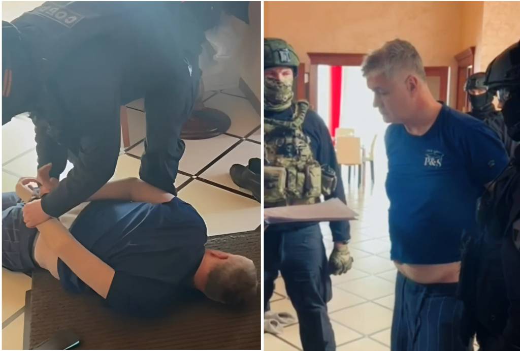 Опубликовано видео задержания бывшего главы дептранса мэрии Новосибирска Константина Васильева