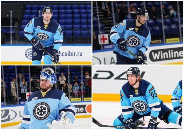 Новосибирский ХК «Сибирь» расстался с четырьмя игроками