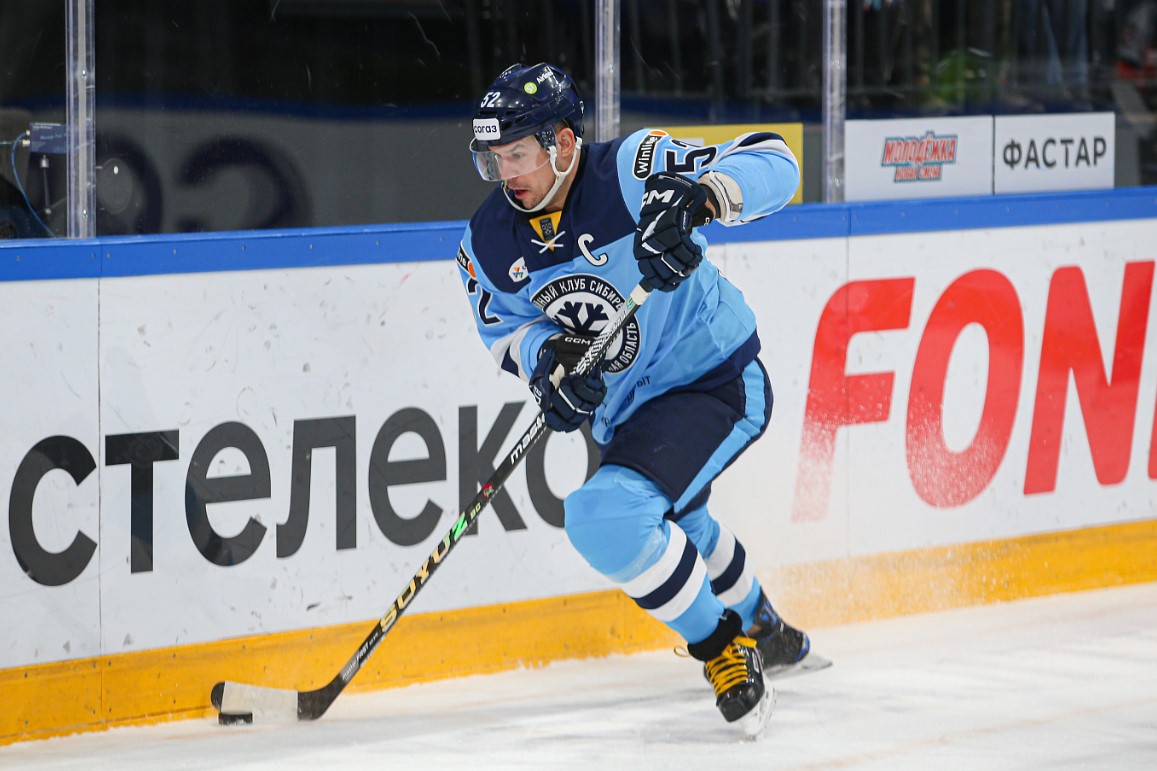 Капитан ХК «Сибирь» сыграет в Матче звезд КХЛ в Новосибирске