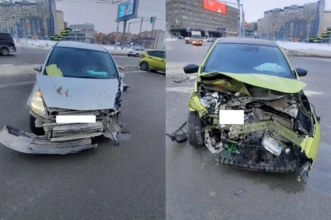 В Новосибирске в ДТП на левом берегу пострадали женщина и ребёнок