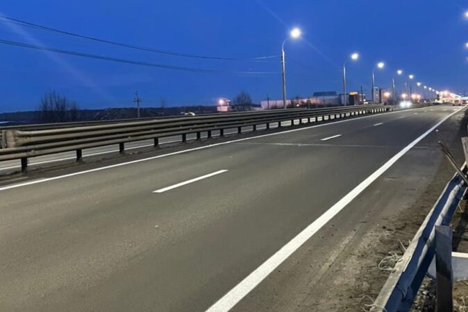 В Новосибирске запустили движение по мосту у «Экспоцентра»