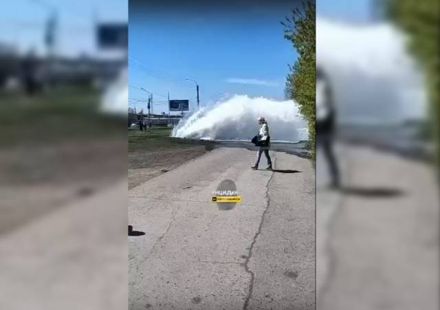 В Новосибирске объяснили причины прорыва теплотрассы на Гусинобродском шоссе