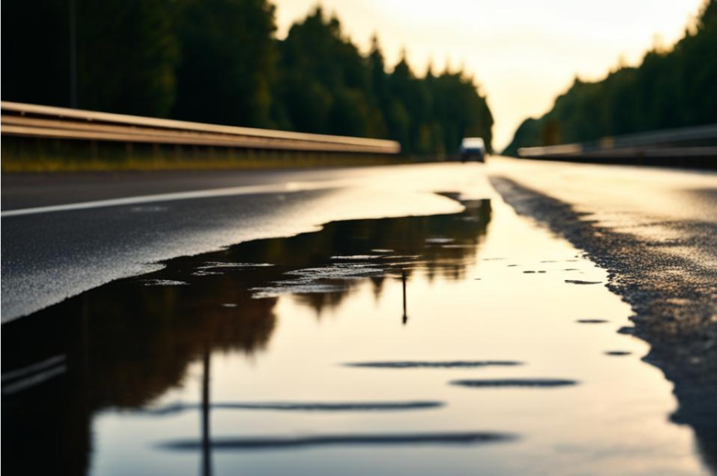 В Новосибирской области появились переливы талых вод через трассы