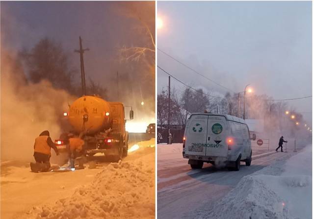 В Бердске из-за коммунальной аварии экстренно перекрыли улицу