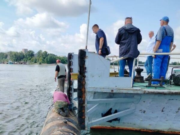 В Новосибирске Обь опасно обмелела в районе Димитровского моста