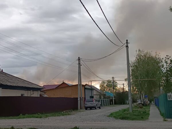 Специалисты Роспотребнадзора взяли пробы воздуха рядом с горящей свалкой