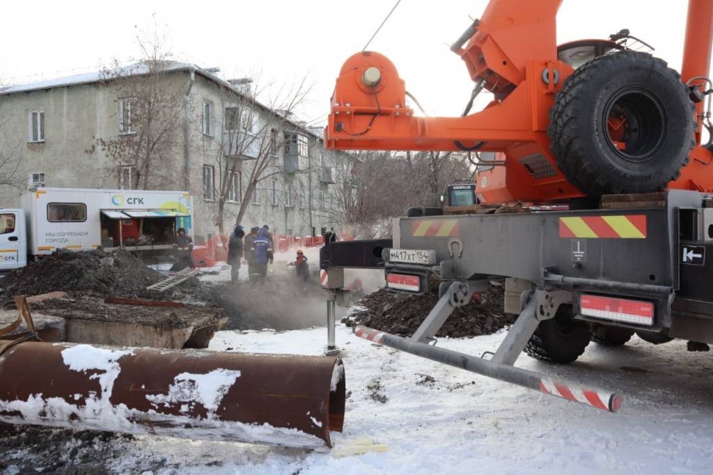 В Новосибирске пересчитают плату за тепло жителям левого берега после аварии на теплотрассе