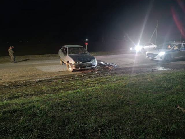 В Новосибирской области дети на мотоцикле сильно пострадали в ДТП