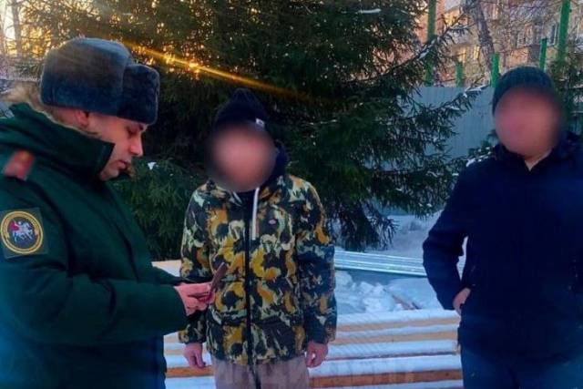В Новосибирске после рейда троих мигрантов поставили на воинский учёт