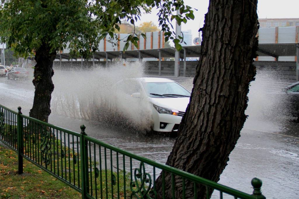В Новосибирске от ливня больше всего пострадал Заельцовский район