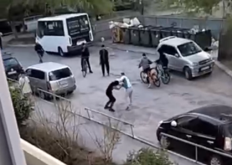 В Новосибирске 20 человек наблюдали за дракой мигранта и местного жителя на МЖК