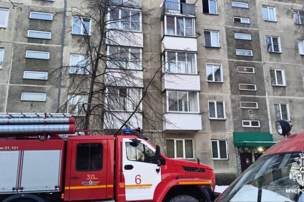 В Новосибирске на ул. Курганской в пожаре погибла женщина