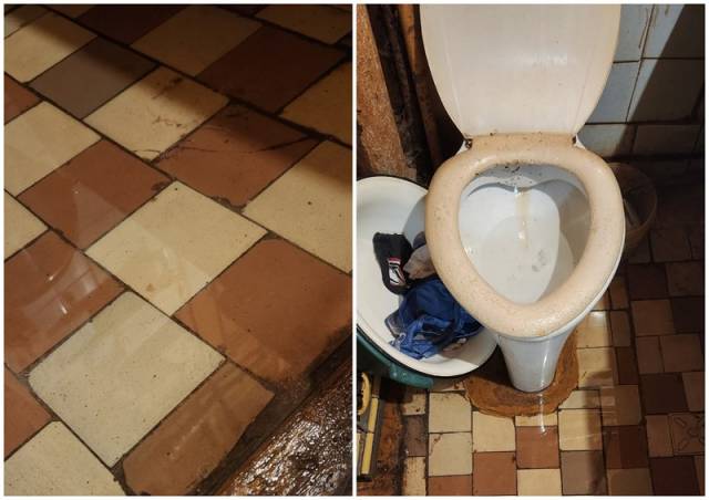 В Новосибирске дом на Добролюбова затопило водой из канализации