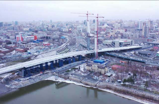 В Новосибирске срок сдачи четвертого моста через Обь перенесли на конец 2024 года
