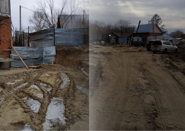 «Перекрывают кислород»: застройщик хочет заблокировать единственный проезд к дому новосибирцев