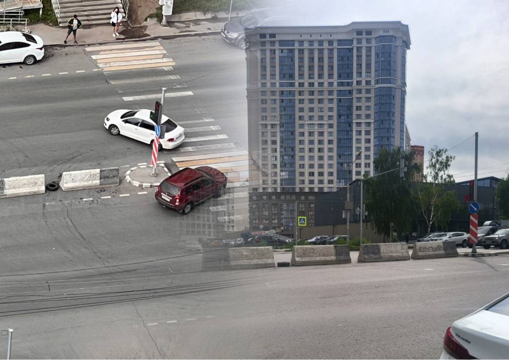 Жители Новосибирска возмущены перекрытием нового перекрестка вблизи ЛДС