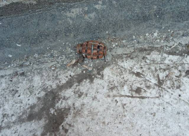 В Новосибирске ребенок нашел корпус гранаты у многоквартирного дома