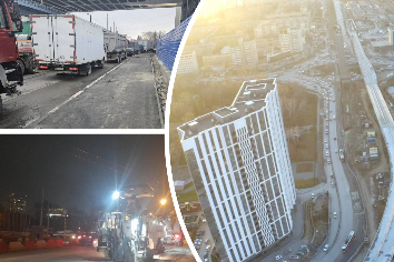 В Новосибирске отремонтировала дороги около четвертого моста