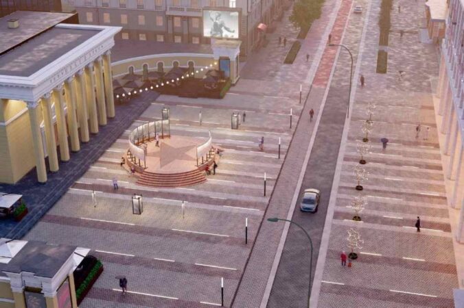 В Новосибирске жители просят на месте «Универсама» создать парк Победы