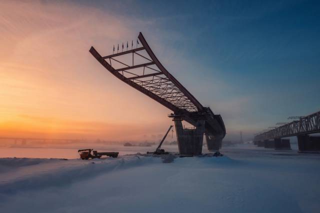Стоимость строительства четвертого моста через Обь в Новосибирске выросла до 44