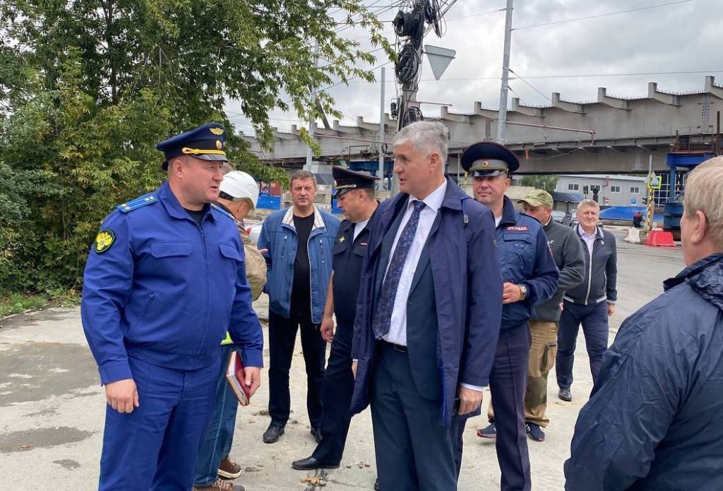 В Новосибирске развязку «Кольцо ада» на площади Труда с инспекцией посетил прокурор города