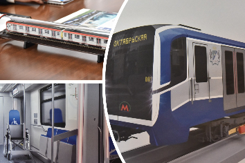 Дизайн новых поездов метро показали в Новосибирске