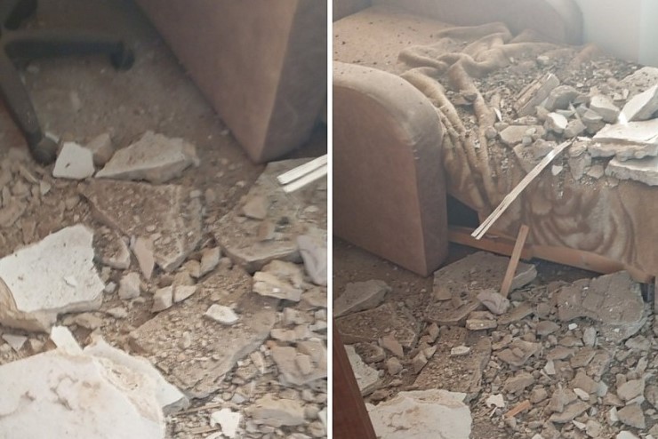 В Новосибирске прокуратура организовала проверку после обрушения потолка в жилом доме