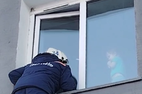 Бегающие по подоконнику малыши напугали новосибирцев
