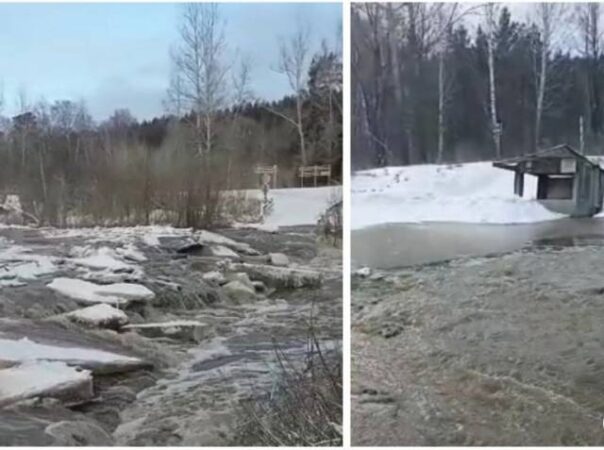 В Новосибирской области более 2000 человек отрезаны от внешнего мира из-за смытого моста через реку