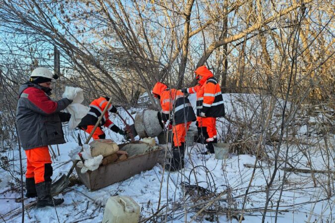 В Новосибирске начали перекрывать незаконные стоки в реку Тула