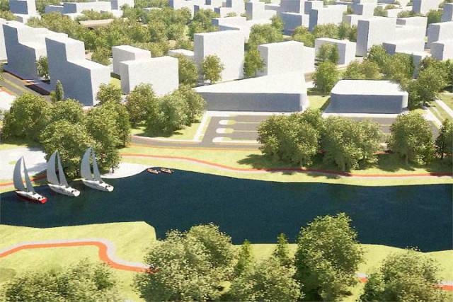 В правительстве Новосибирской области представили проект развития микрорайона «Клюквенный»