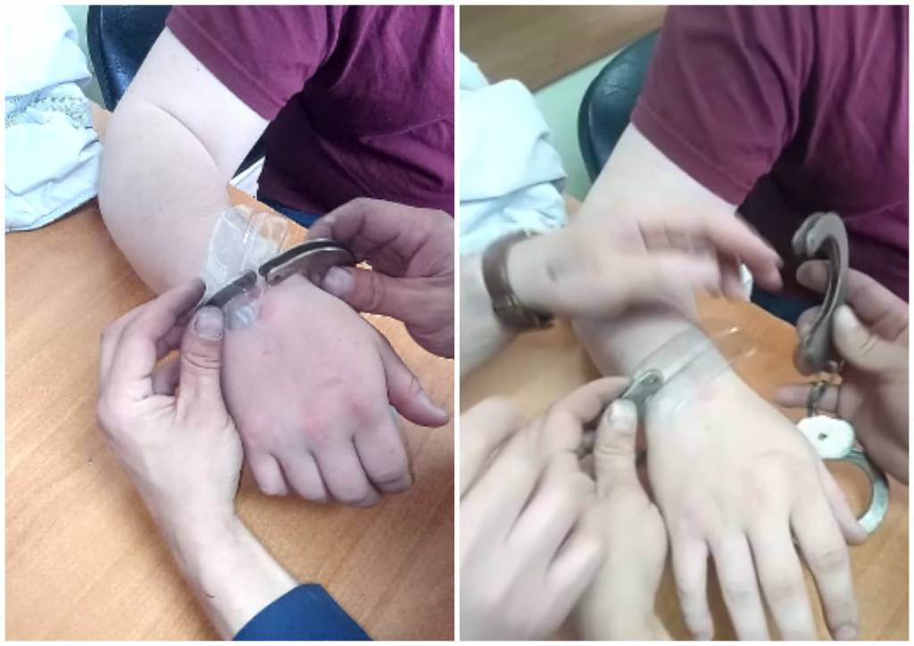 В Новосибирске спасатели освободили мужчину