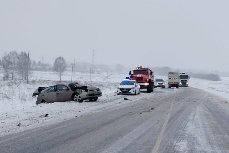 В Новосибирской области произошла смертельная авария из-за метели