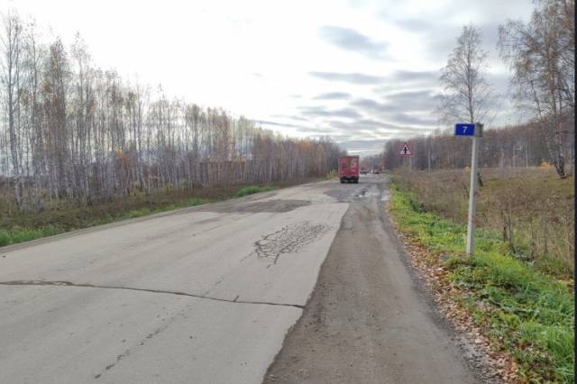 В Новосибирске реконструируют дорогу к садовым обществам за Крахалем