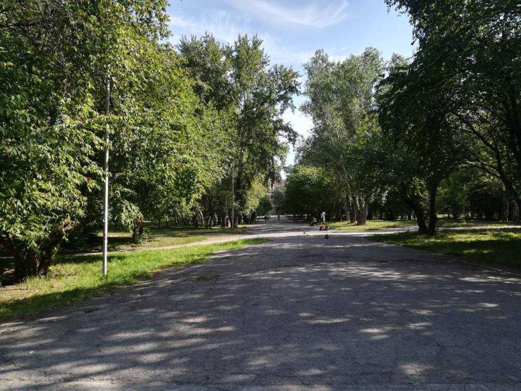 В сквере «Сибиряков-Гвардейцев» обновят дорожки и тропинки