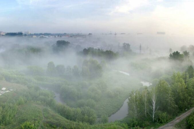 В Новосибирске реку Каменка