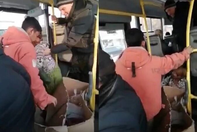 В Новосибирске агрессивный мужчина выгнал из автобуса кормящую мать с ребенком