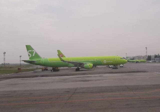 Самолет S7 Airlines из Новосибирска вынужденно сел в Улан-Удэ из-за  приступа эпилепсии у пассажира
