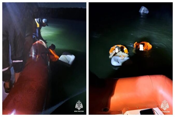 Катер с тремя людьми затонул в Новосибирской области