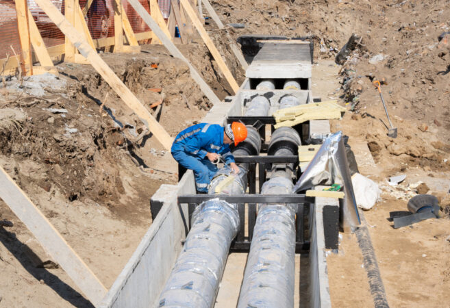 В Новосибирске СГК подключает к тепловым коммуникациям долгострой в ЖК «Закаменский»