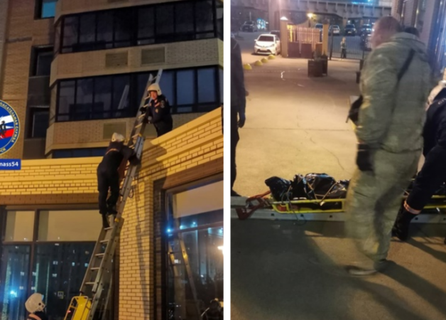 В Новосибирске мужчина выпал с 12 этажа высотки на улице Ипподромской