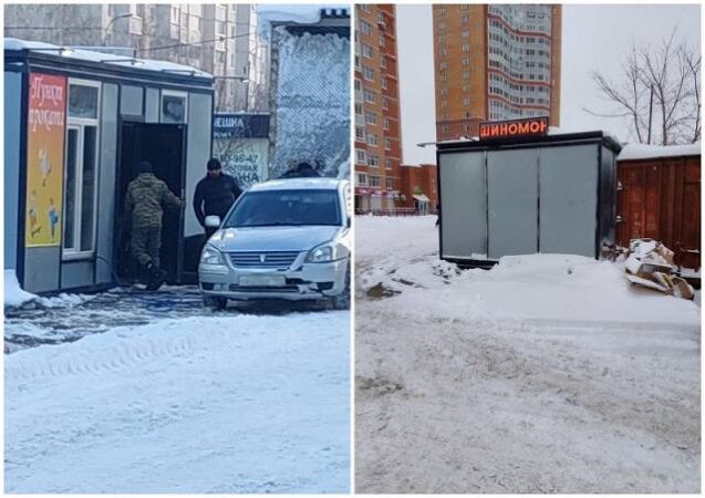 «Кто разрешил такое узаконить?»: в Новосибирске продолжает работать шиномонтаж