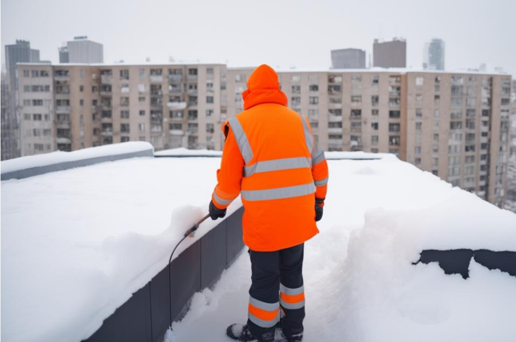 В Новосибирской области почти все крыши очистили от снега