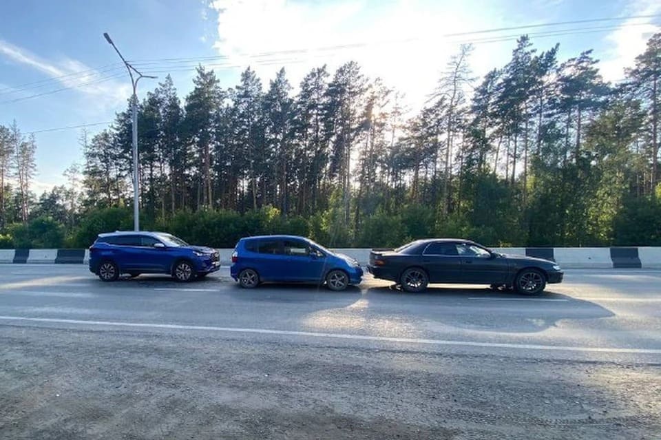 В Новосибирске двое детей пострадали в ДТП с тремя автомобилями