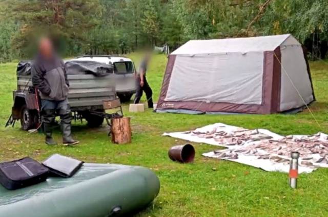 Под Новосибирском полиция накрыла стоянку браконьеров на Обском водохранилище