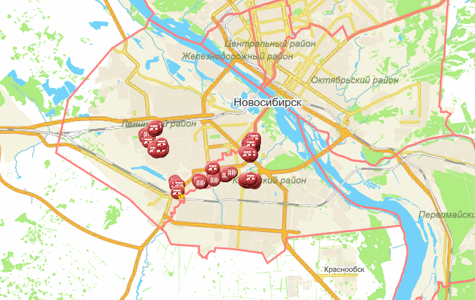 В Новосибирске 22 декабря произошло 261 отключение тепла и горячей воды